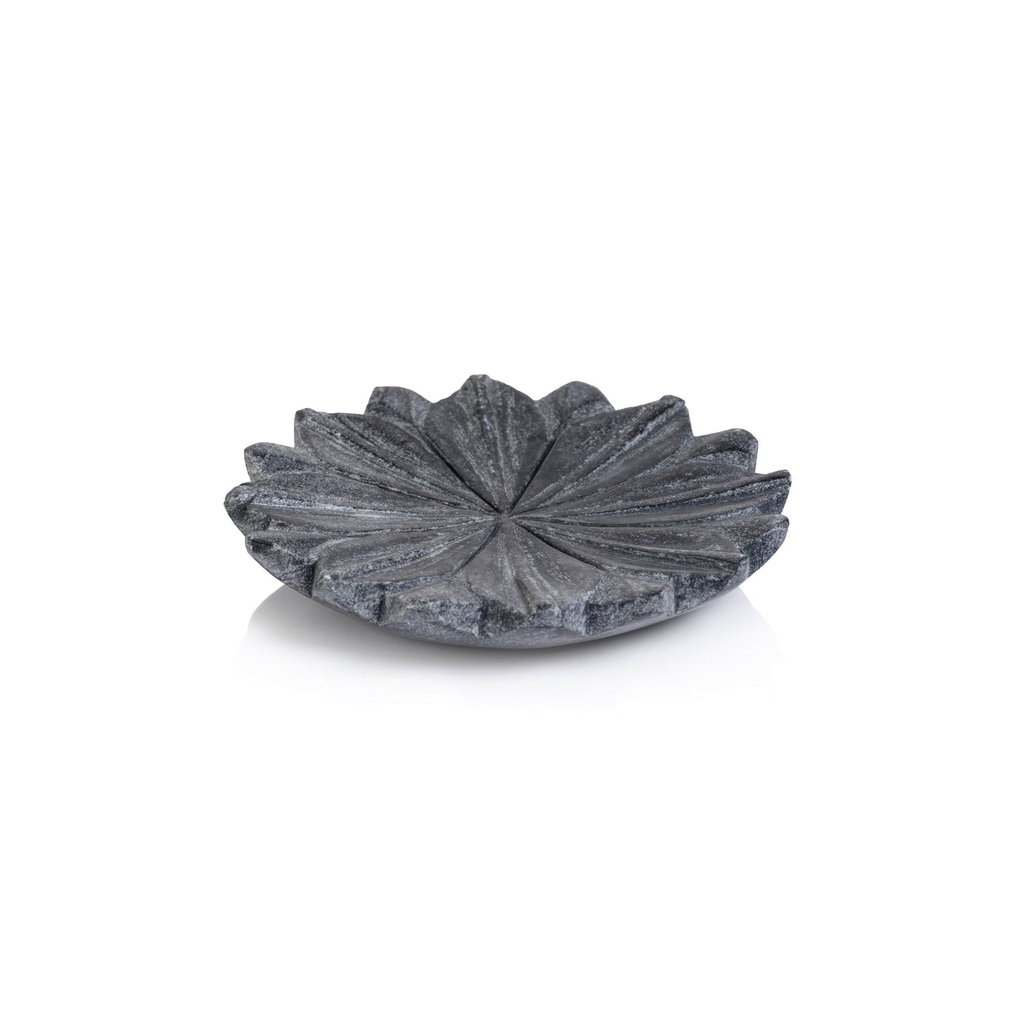 Lotus Marble Dish - Grey