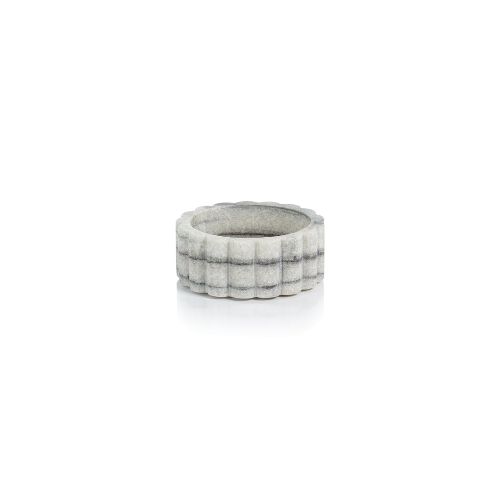 Grey Marble Condiment Bowl - Bowls by Carlyle Avenue