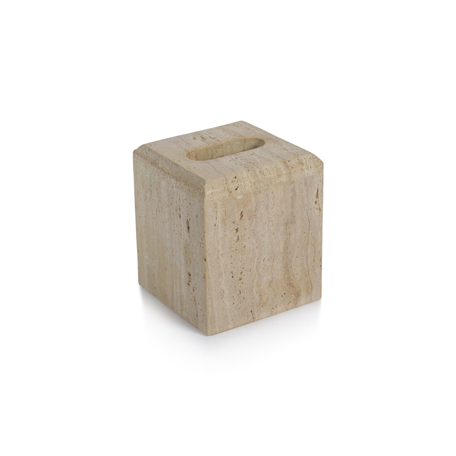Travertine Marble Tissue Box - Tissue Box Holder by Carlyle Avenue