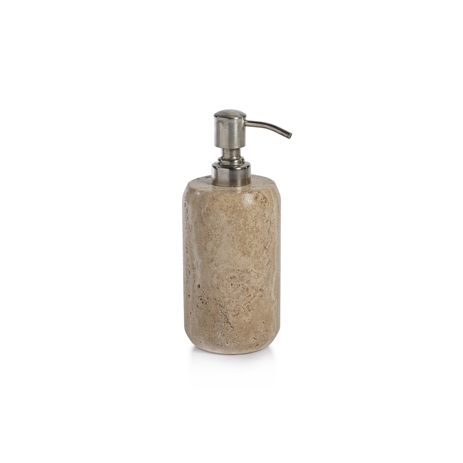 Travertine Marble Soap / Lotion Dispenser