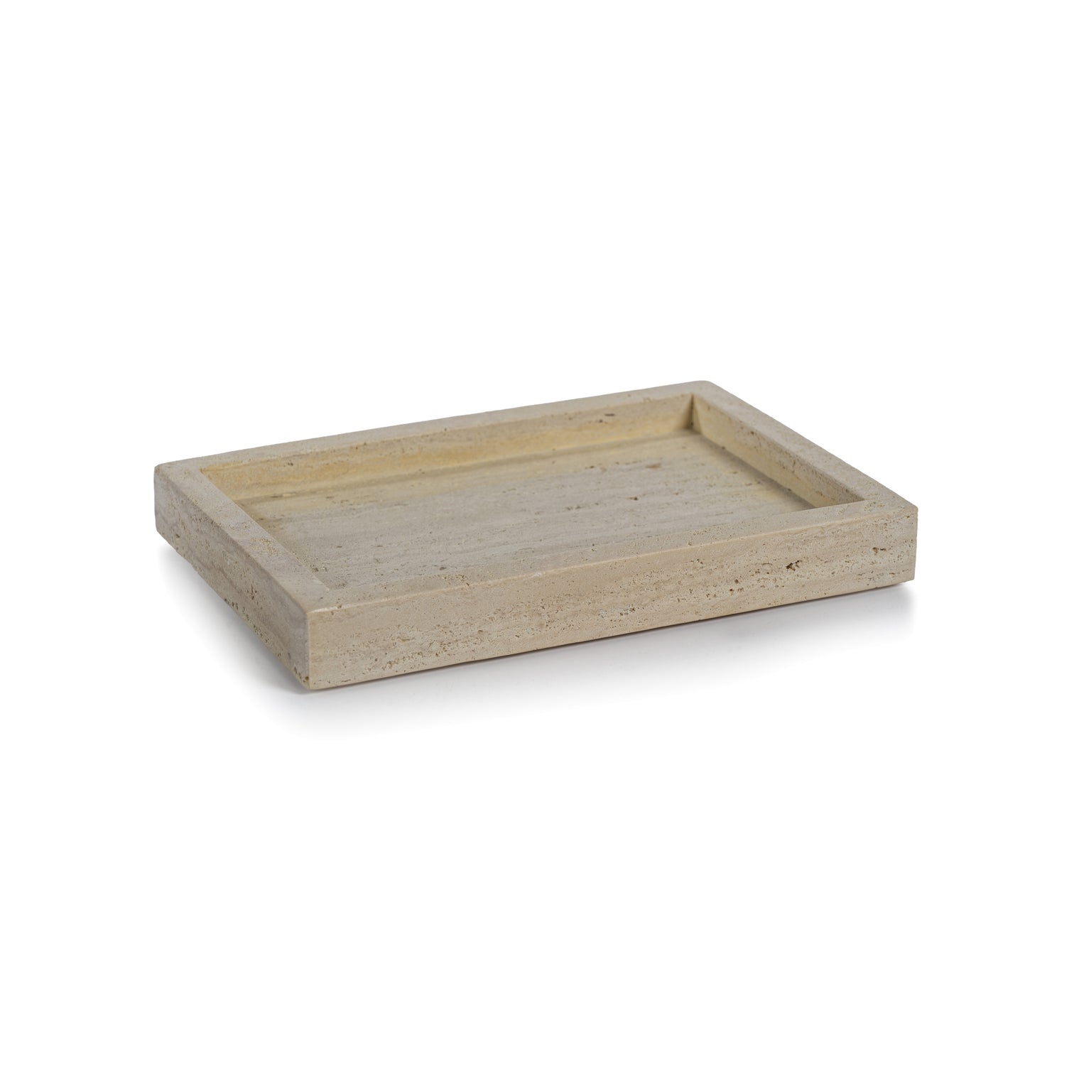Travertine Marble Tray - 2 Sizes - Tray by Carlyle Avenue