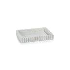 Camogli Scalloped Marble Tray - White - Tray by Carlyle Avenue