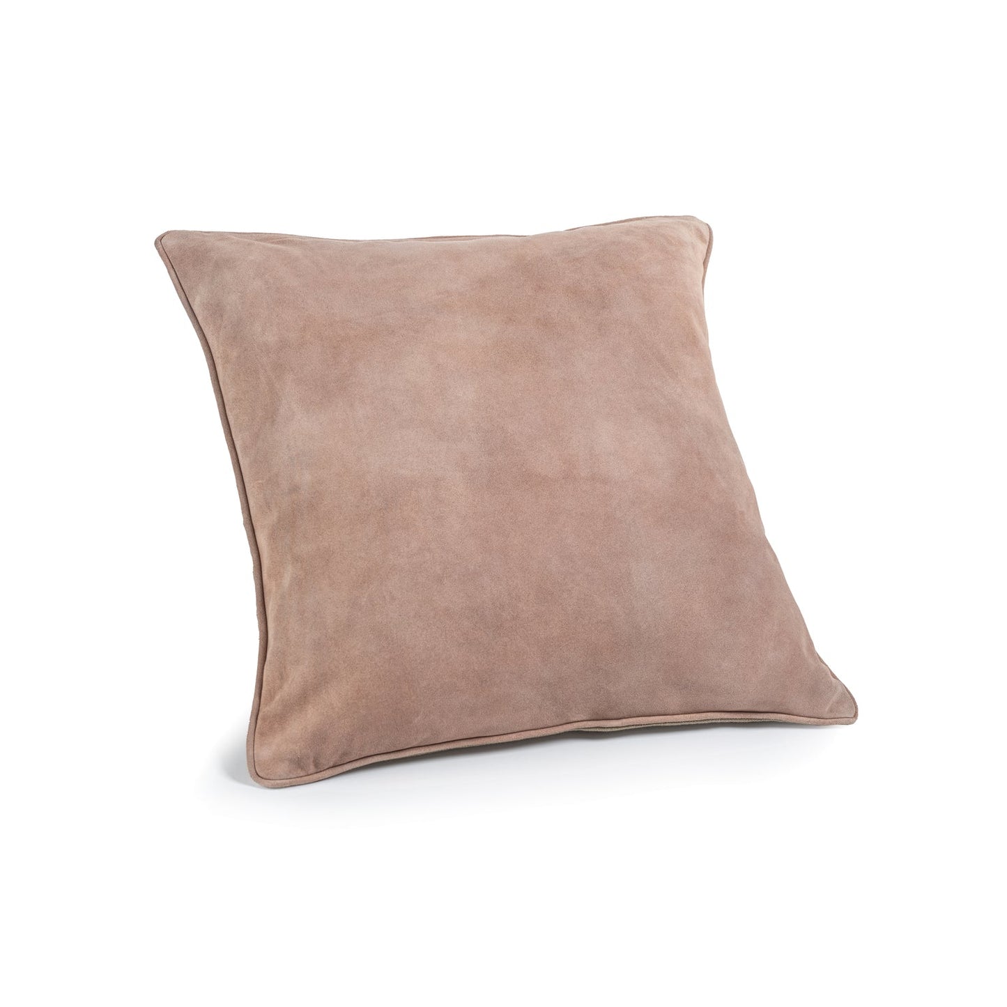 Suede Linen Blend Accent Pillow - Amalfi Blush