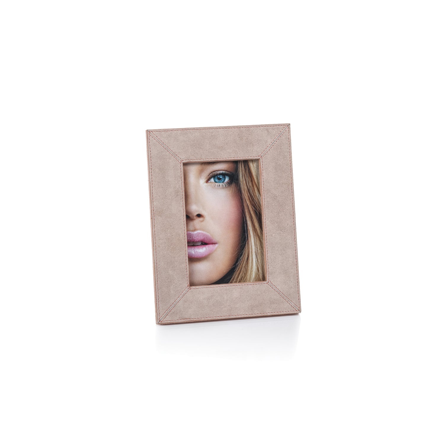 Suede Photo Frame - Amalfi Blush