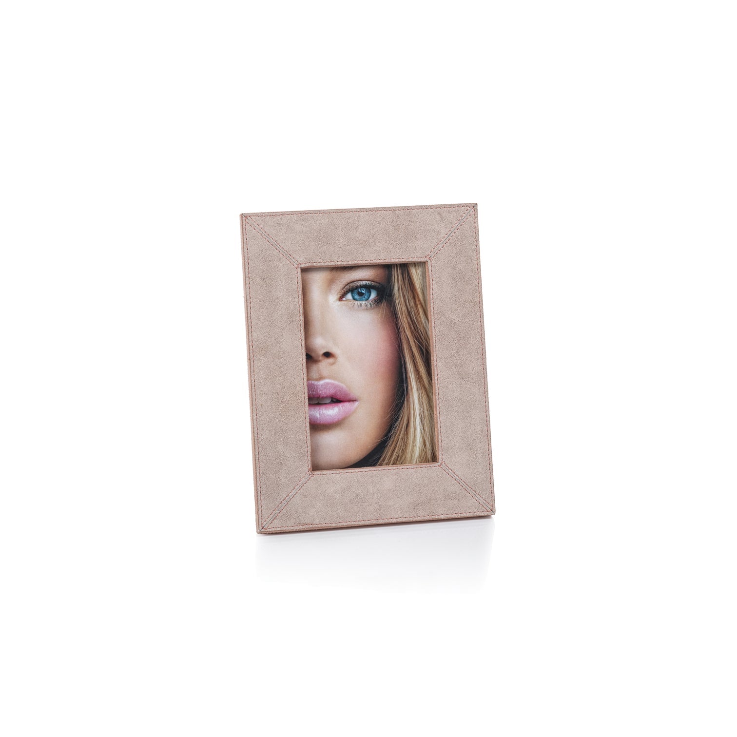 Suede Photo Frame - Amalfi Blush - Picture Frames by Carlyle Avenue