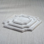 Zellige Volakas Marble Tray - Decorative Trays by Carlyle Avenue