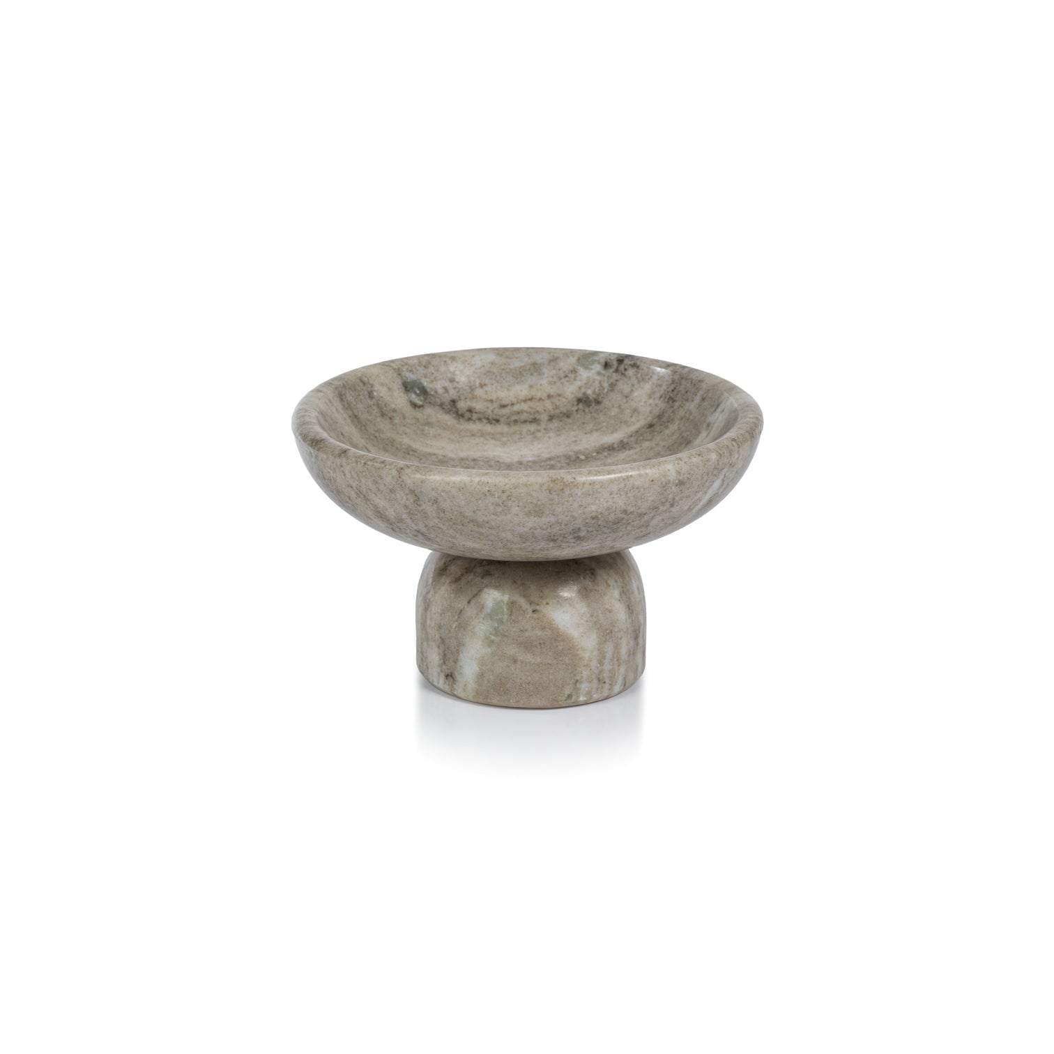 Timeless Footed Marble Bowl