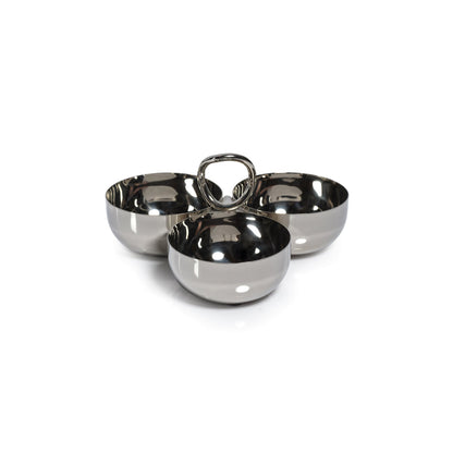 Aperitifs Cocktail Condiment Bowl Set - Polished Nickel - Bowls by Carlyle Avenue