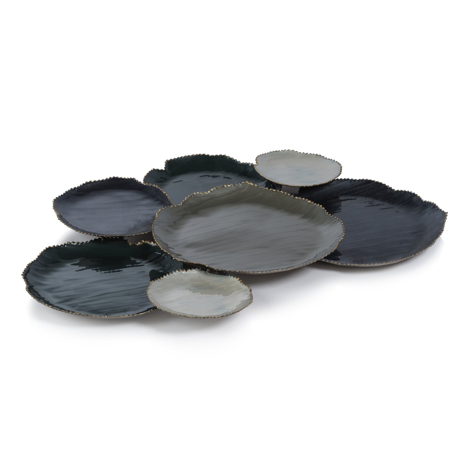 Enameled 7-Cluster Tray