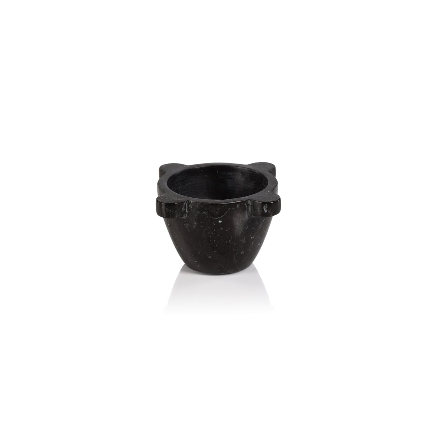 Roma Marble Mortar / Condiment Bowl - Black