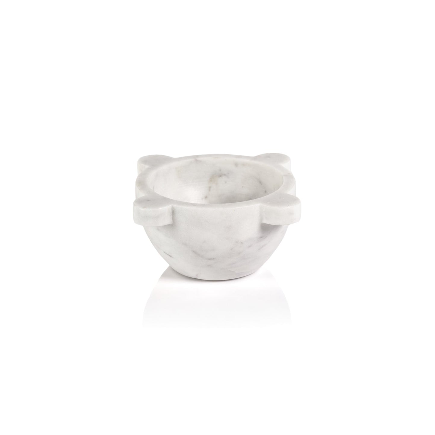 Roma Marble Mortar / Condiment Bowl - White