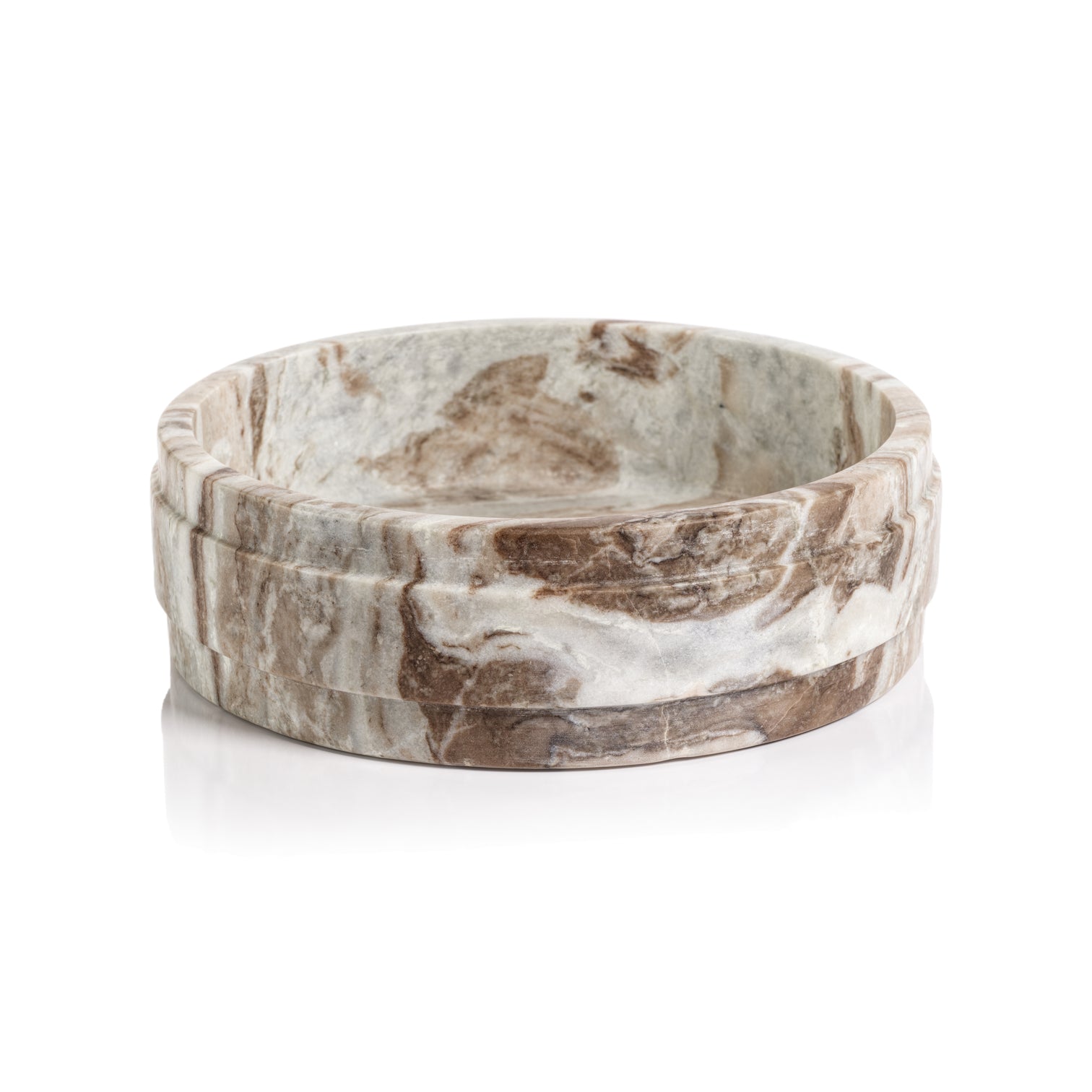 Arabescato Marble Bowl - Decorative Bowls by Carlyle Avenue