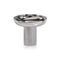 Footed Tray - Polished Nickel - Decorative Trays by Carlyle Avenue