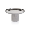 Footed Tray - Polished Nickel - Decorative Trays by Carlyle Avenue
