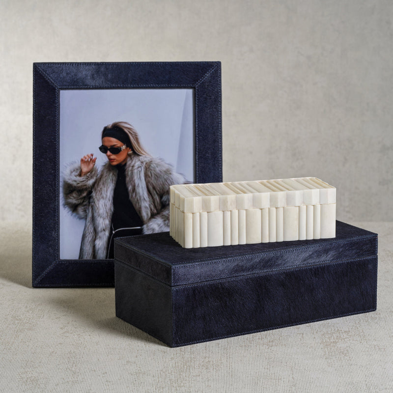 Corviglia White Bone Scalloped Box - Boxes by Carlyle Avenue