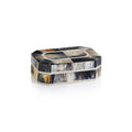 Corviglia Black Horn Box with Ivory Trim - Boxes by Carlyle Avenue