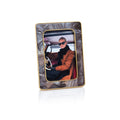 Marbled Hazel Resin Photo Frame w/ Brass Trim - Picture Frames by Carlyle Avenue