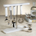 Alabaster Five Piece Bar Tool Set - Barware by Carlyle Avenue