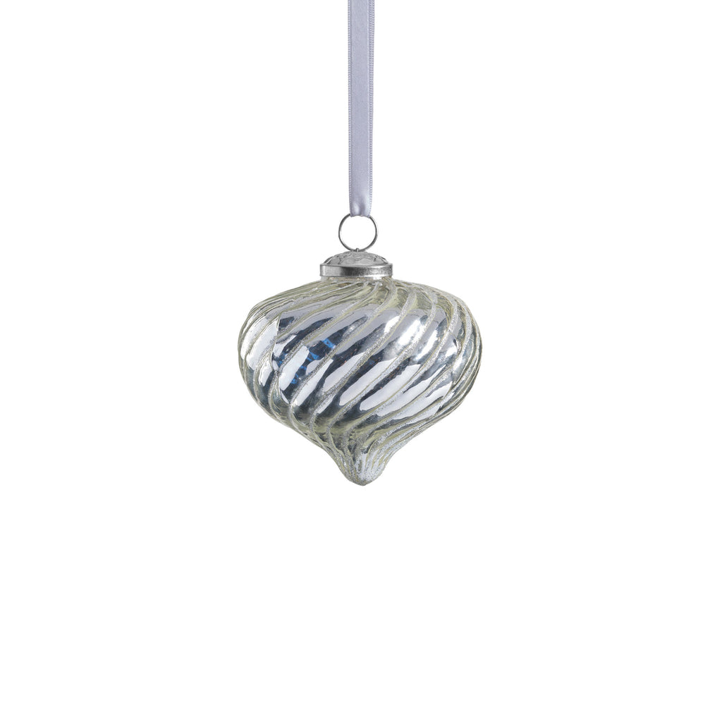Twinkling Swirl Silhouette Ornament, Set of 4 - Holiday Ornaments by Carlyle Avenue