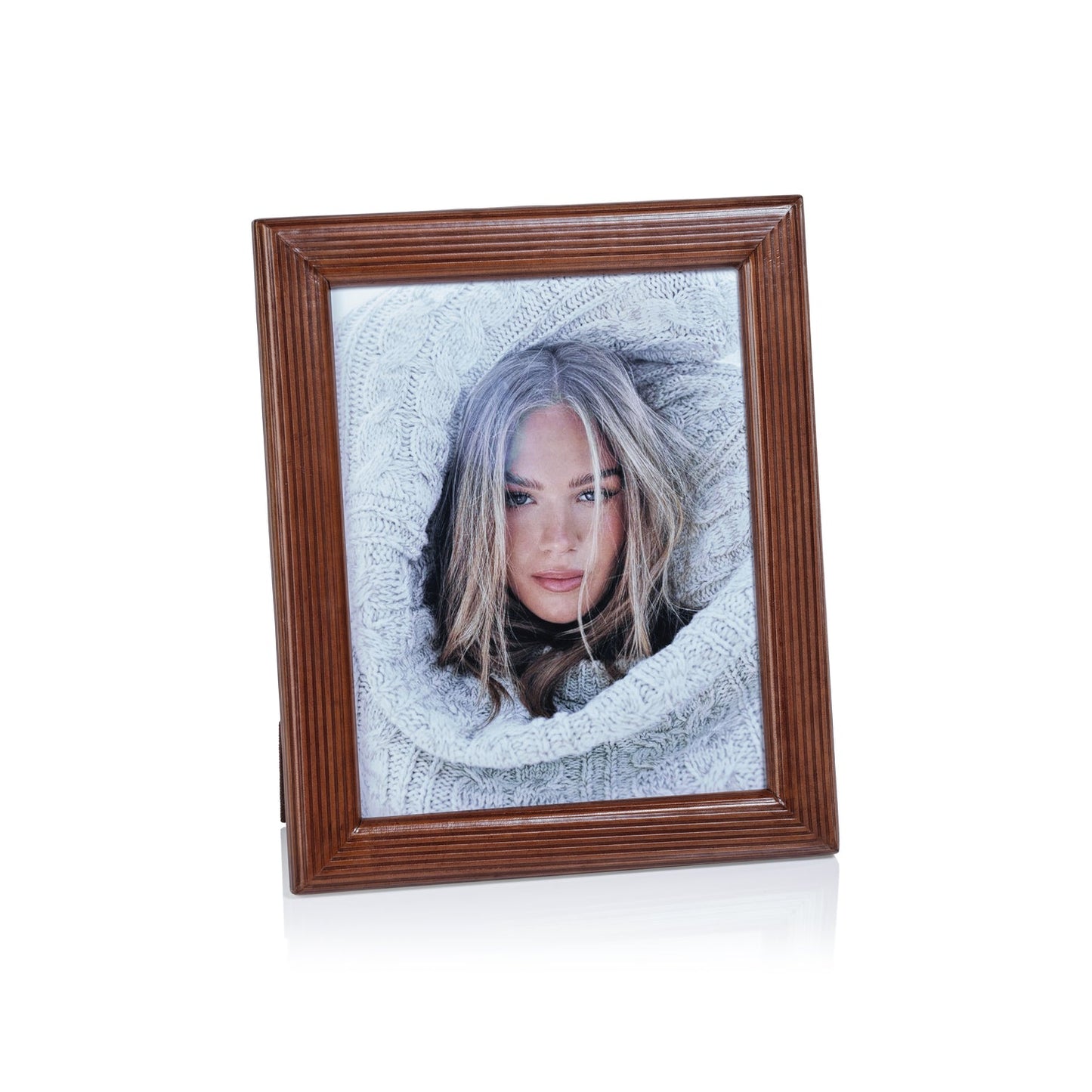 Alpenloge Leather Photo Frame - Tobacco