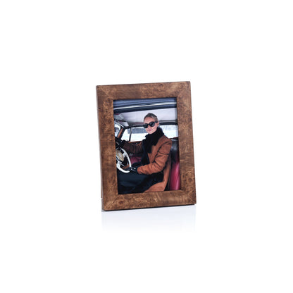 Rosso Burlwood Photo Frame - CARLYLE AVENUE