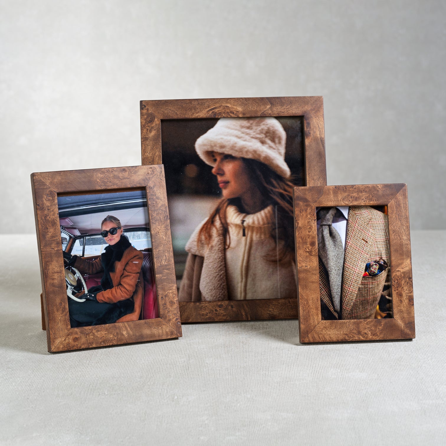 Rosso Burlwood Photo Frame - Picture Frames by Carlyle Avenue