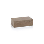 Bellecôte Box - Taupe Leather - Decorative Accessories by Carlyle Avenue