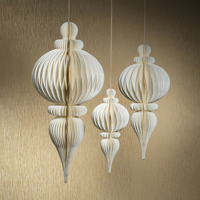 Wish Paper Finial Pendant - Holiday Ornaments by Carlyle Avenue