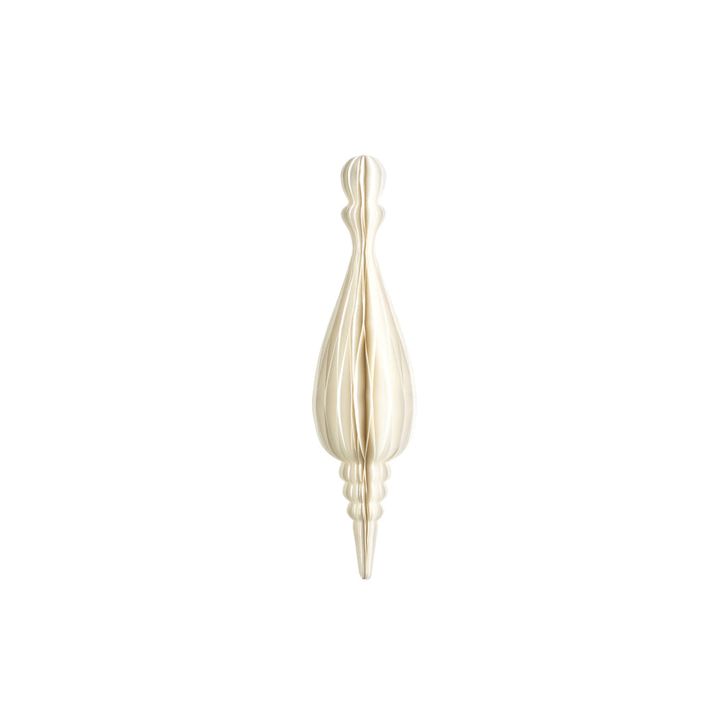 Wish Paper Elongated Droplet Pendant - Holiday Ornaments by Carlyle Avenue