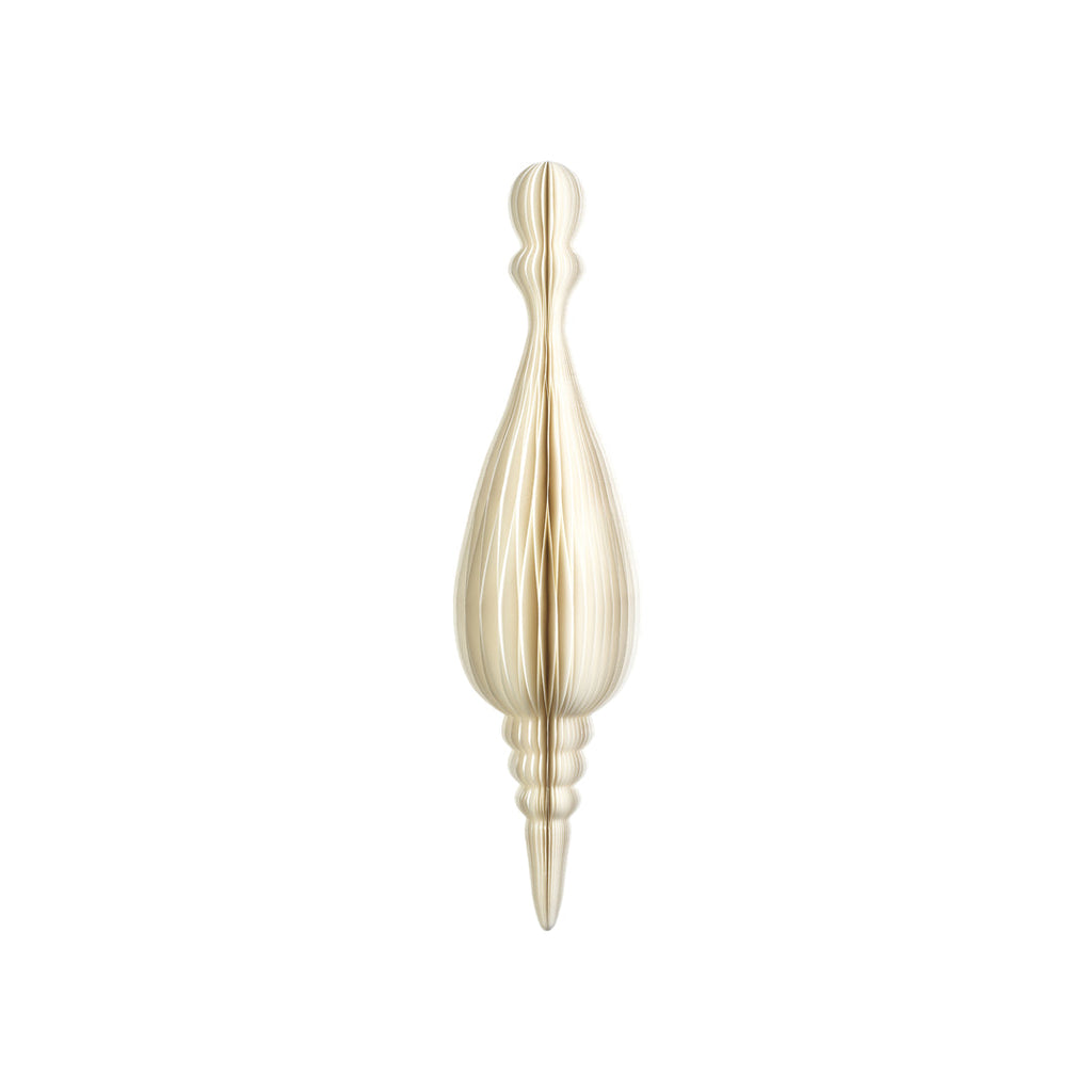 Wish Paper Elongated Droplet Pendant - Holiday Ornaments by Carlyle Avenue