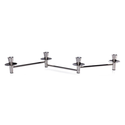 4-Tier Expandable Taper Holder - Polished Nickel