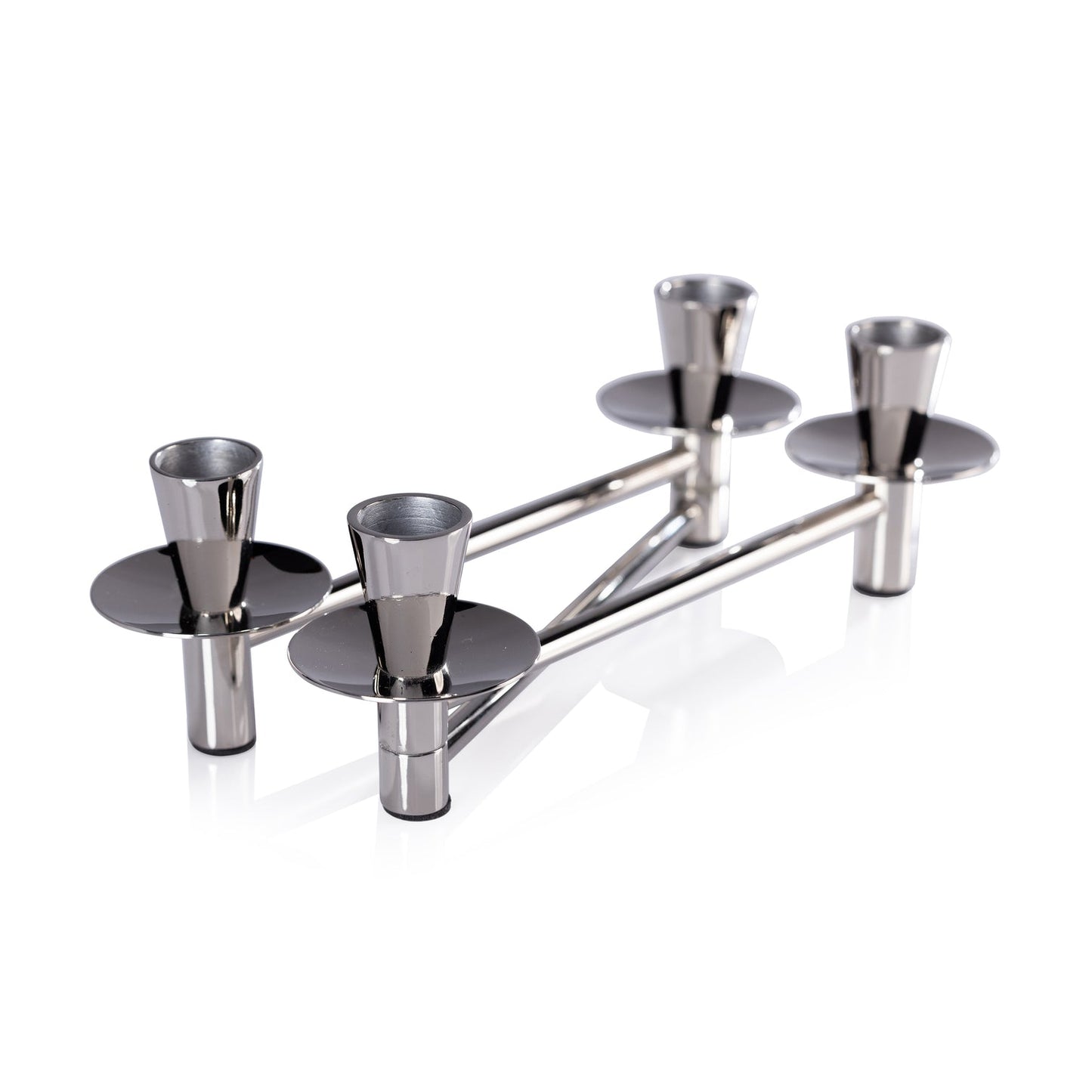 4-Tier Expandable Taper Holder - Polished Nickel
