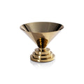 Mayan Metal Bowl - Polished Gold - Bowls by Carlyle Avenue
