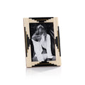 Menorca Piped Resin and Brass Inlaid Photo Frame - Picture Frames by Carlyle Avenue
