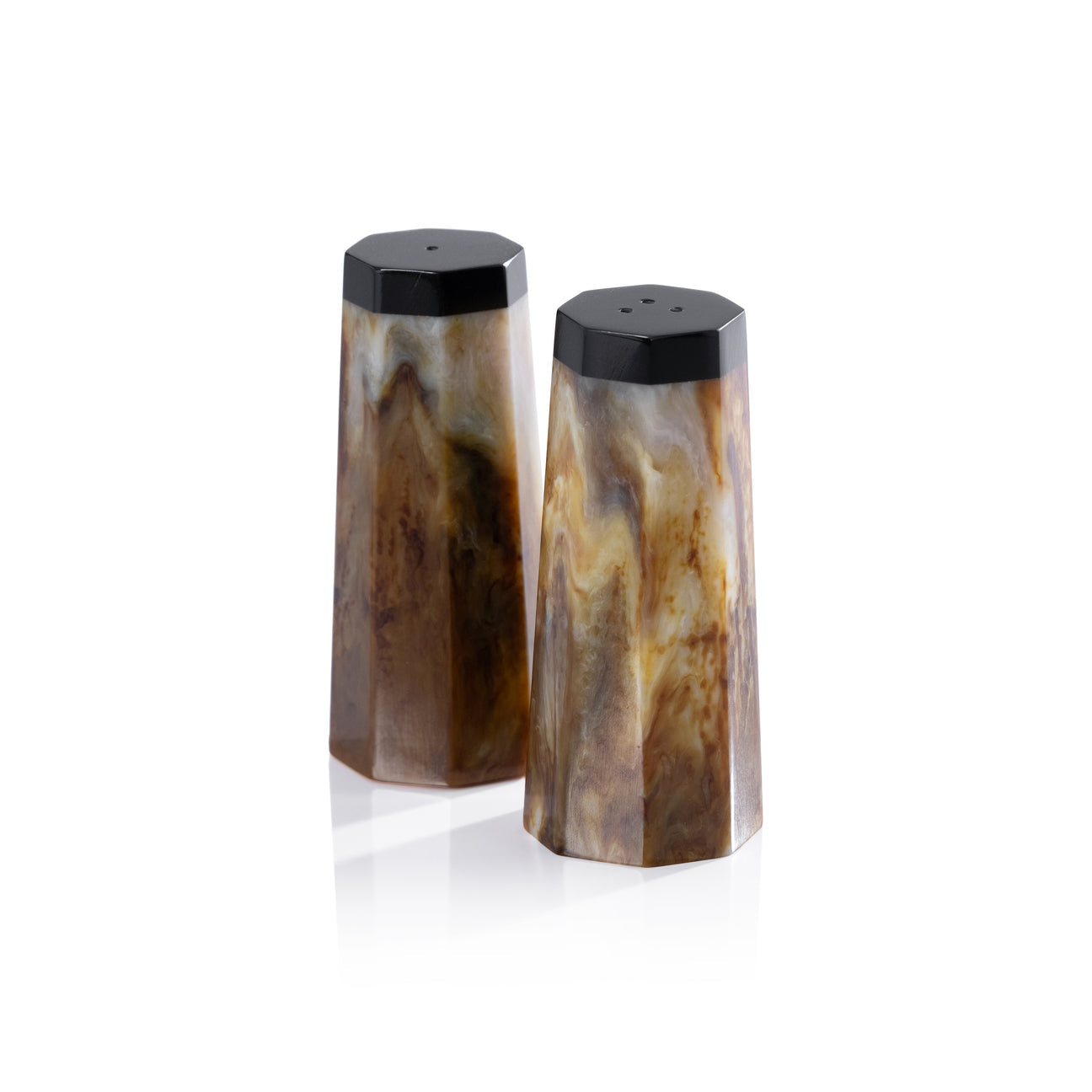 Burlwood Salt and Pepper Shaker Set - Tableware by Carlyle Avenue