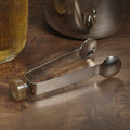 Spiga Ice Tong - Nickel & Amber - Barware by Carlyle Avenue