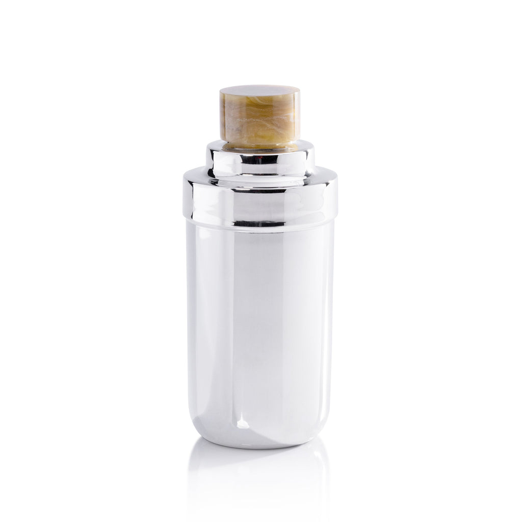Spiga Cocktail Shaker - Nickel & Amber - Barware by Carlyle Avenue