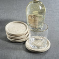 Marble Coaster - Set of 4 - Travertine - Barware by Carlyle Avenue