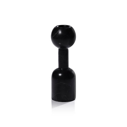 Kyoto Modern Candle Holder - Black Marqunio - Candle Holders by Carlyle Avenue