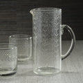 Tuscan Handmade Etched Glass Pitcher - Drinkware by Carlyle Avenue