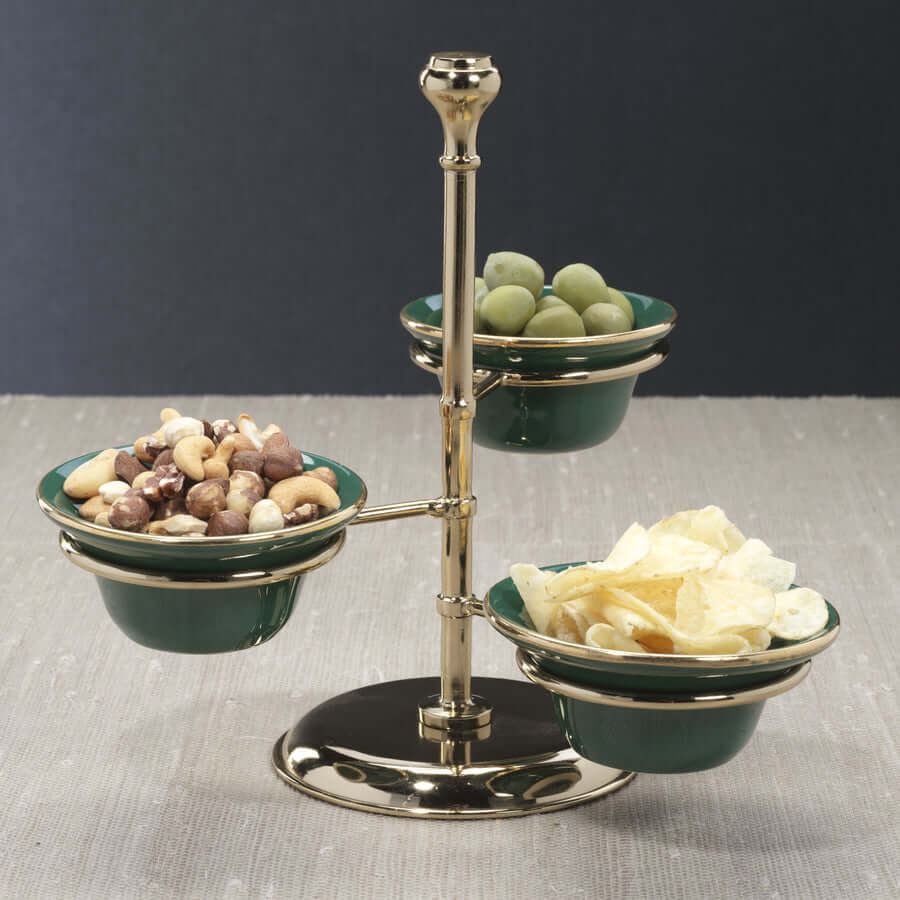 Monte Napoleone 3 Tier Condiment Bowl Set - Serveware by Carlyle Avenue