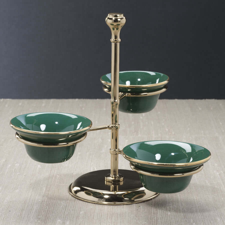 Monte Napoleone 3 Tier Condiment Bowl Set - Serveware by Carlyle Avenue