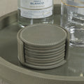 Leather Coaster Set  - Sage - Coasters by Carlyle Avenue