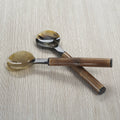Bamboo and Horn Salad Server Set - Small - Serveware by Carlyle Avenue