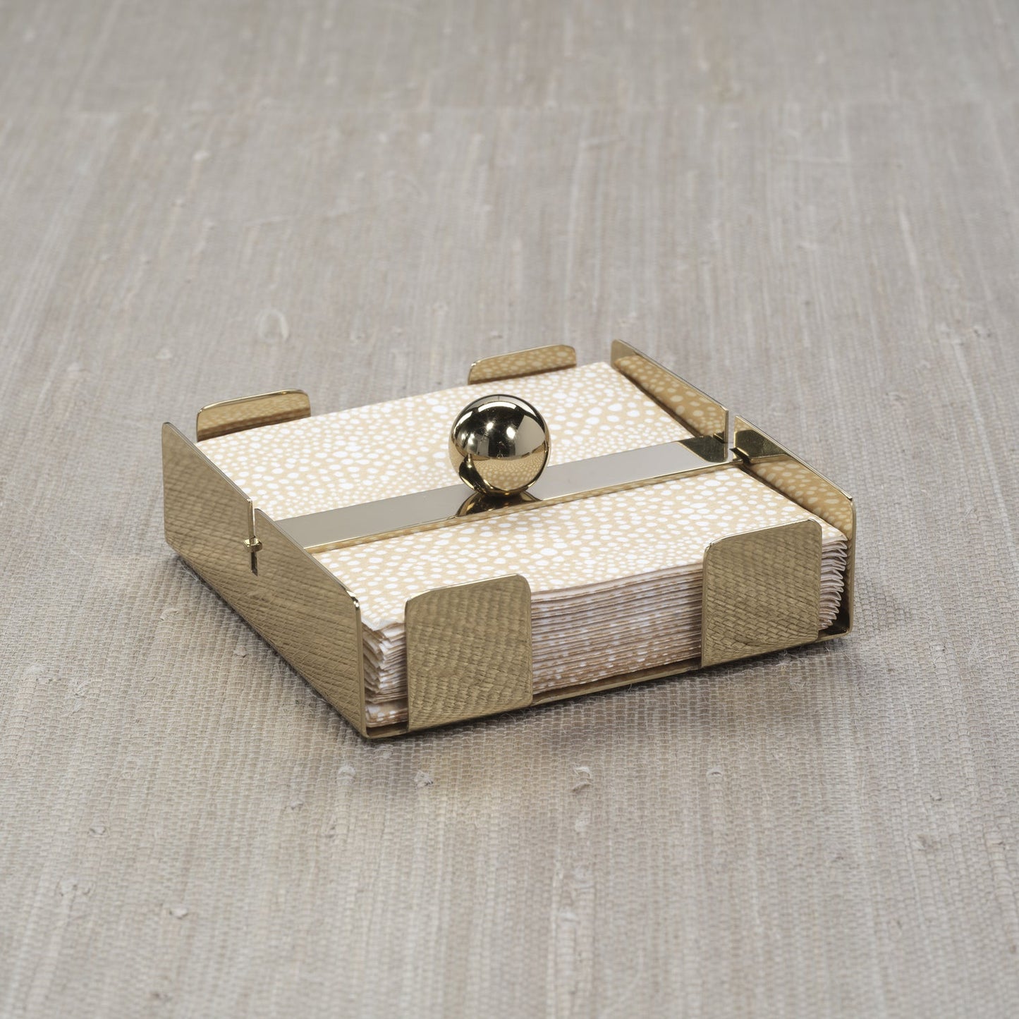 Basso Napkin Holder Collection - Polished Gold - Napkin Holder by Carlyle Avenue