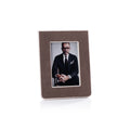 Raffia Over Nappa Cream Leather Photo Frame - Picture Frames by Carlyle Avenue