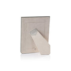 Nappa Leather Photo Frame - Gray & Sage - Picture Frames by Carlyle Avenue