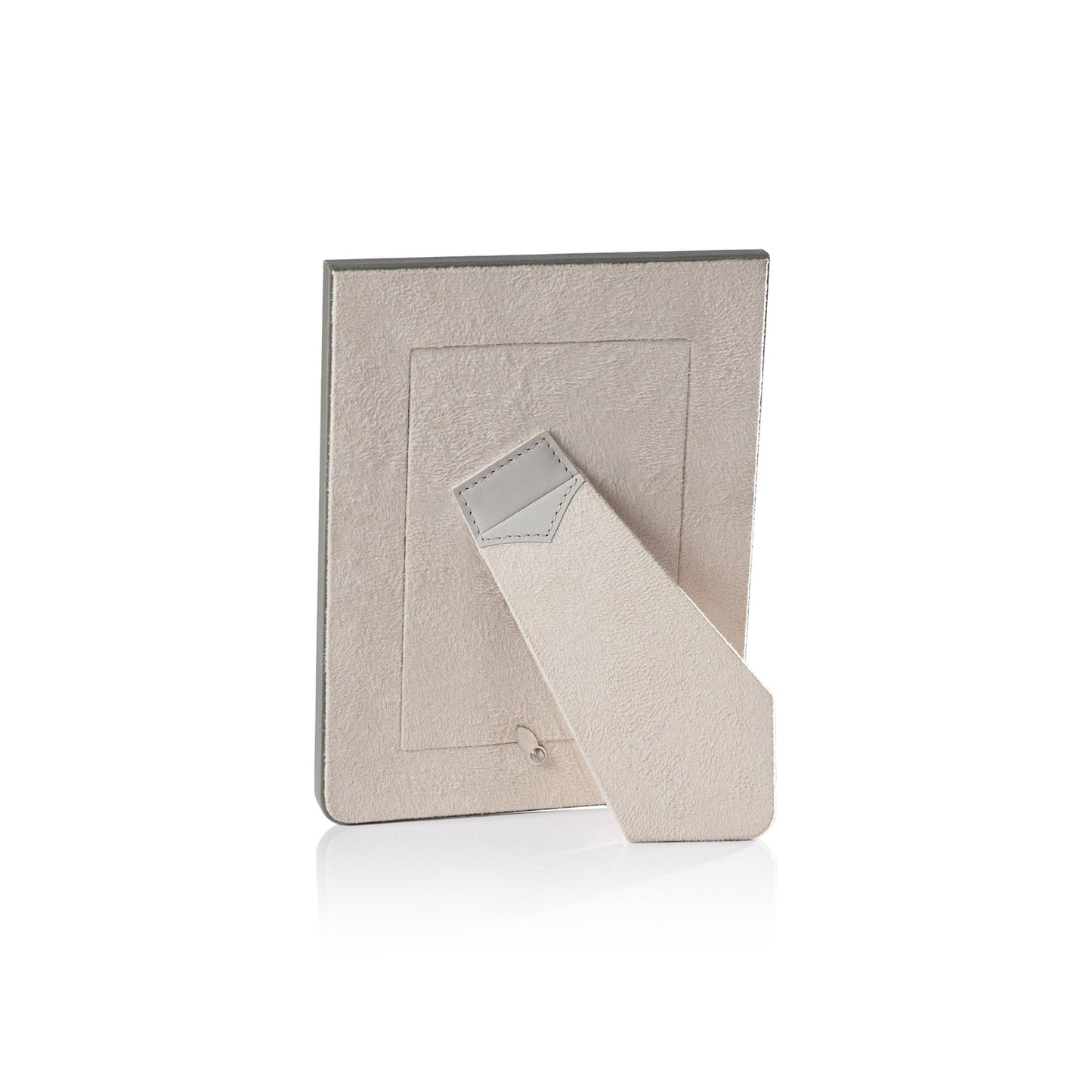 Nappa Leather Photo Frame - Gray & Sage - Picture Frames by Carlyle Avenue