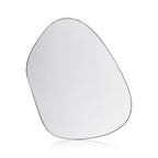 Contour Iron Wall Mirror - Dark Oak 31.5" - Wall Mirror by Carlyle Avenue