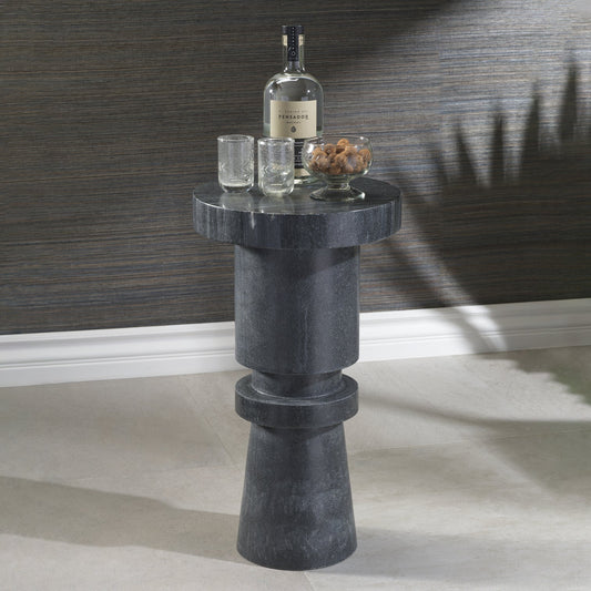 Nico Marble Cocktail Table - Midnight Black